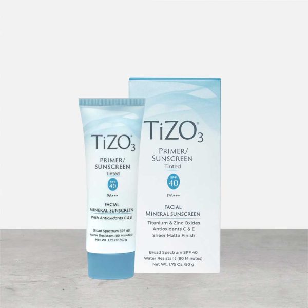 TIZO 3 Primer Sunscreen Tinted FPS 40 Protector Solar con Efecto Mate 50g